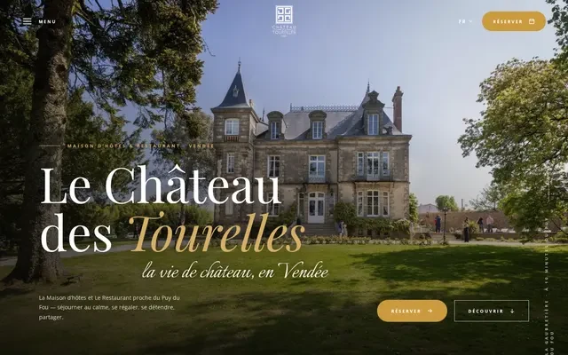 Capture du site Le Château des Tourelles