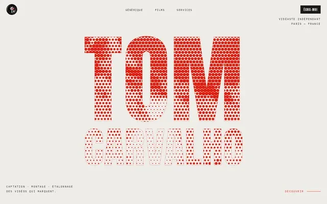 Capture du site Tom Carvalho