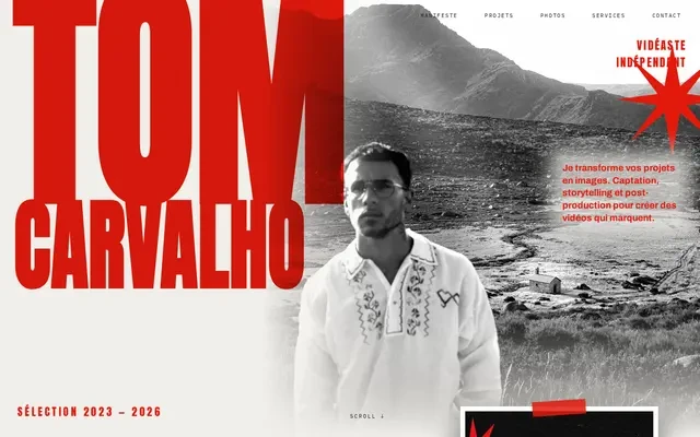 Capture du site Tom Carvalho