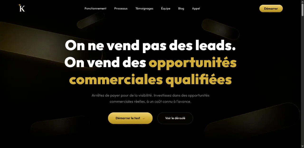 Le site de KingdomAds