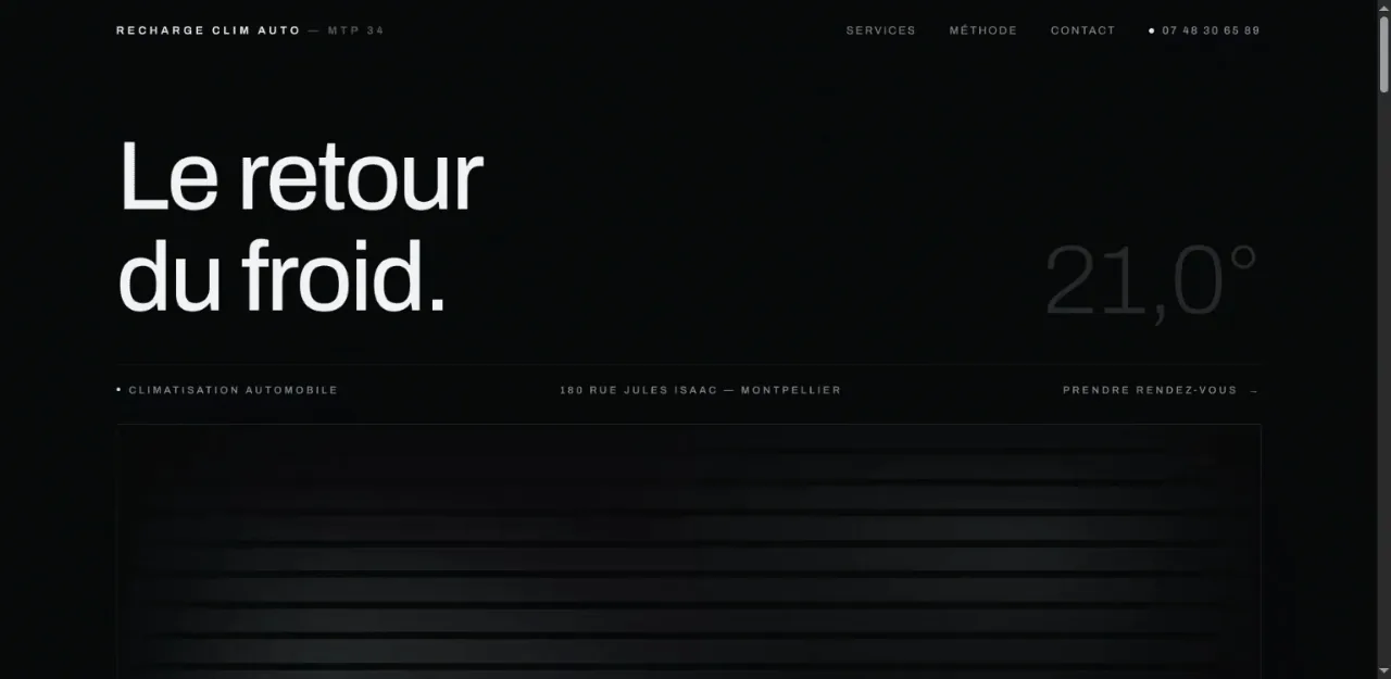 Le site de Recharge Clim Auto