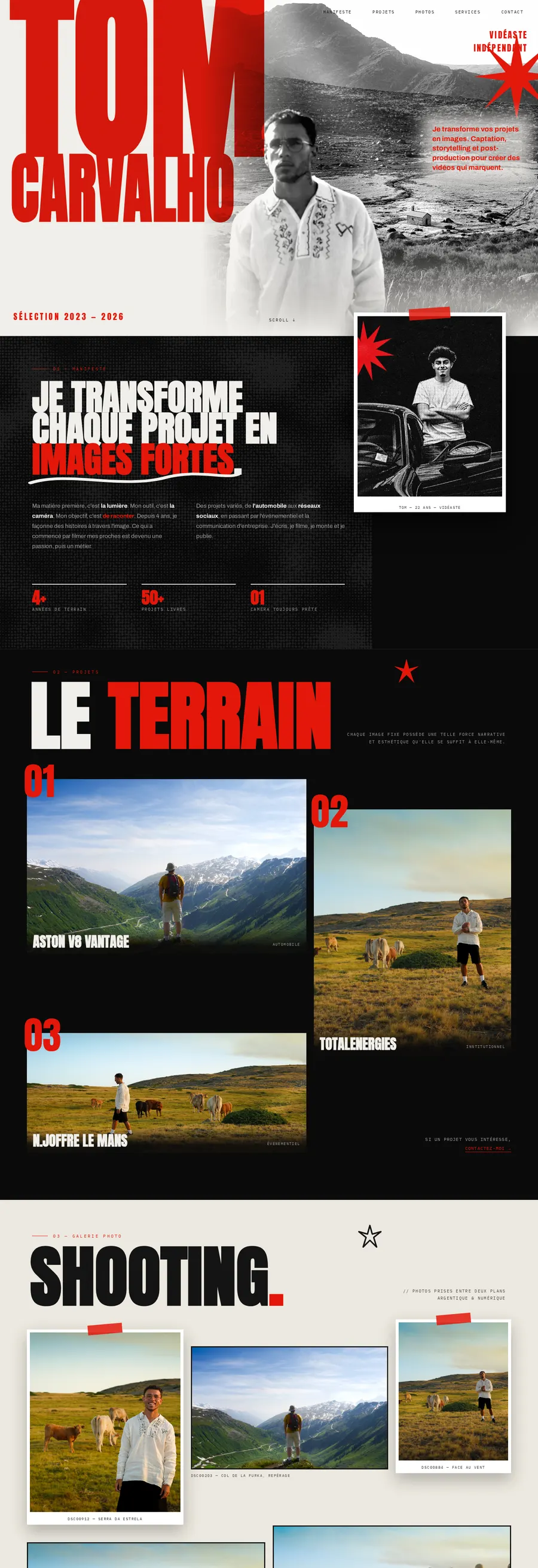 Capture du site Tom Carvalho